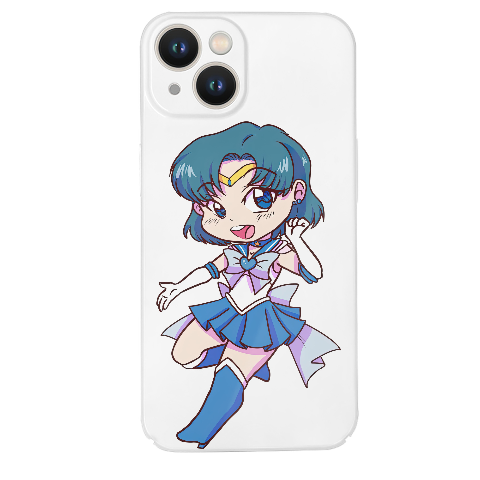 （画像用） 美少女戦士セーラームーン 水野 亜美 みずの あみ Sailor Moon Mizuno Ami 【iPhone 14シリーズ対応】ハードケース